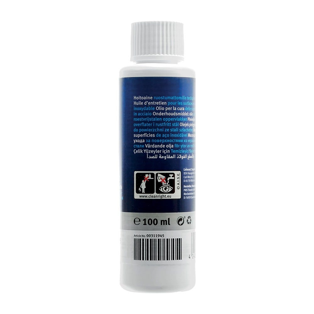 Gaggenau vedligeholdelsesolie til rustfrit stål 00311945 (100 ml)
