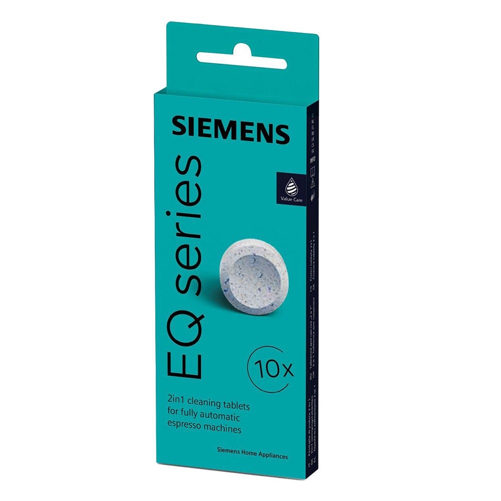 Siemens EQ. Series 2-i-1 rengøringstabletter 00312097 / TZ80001A (10 stk)