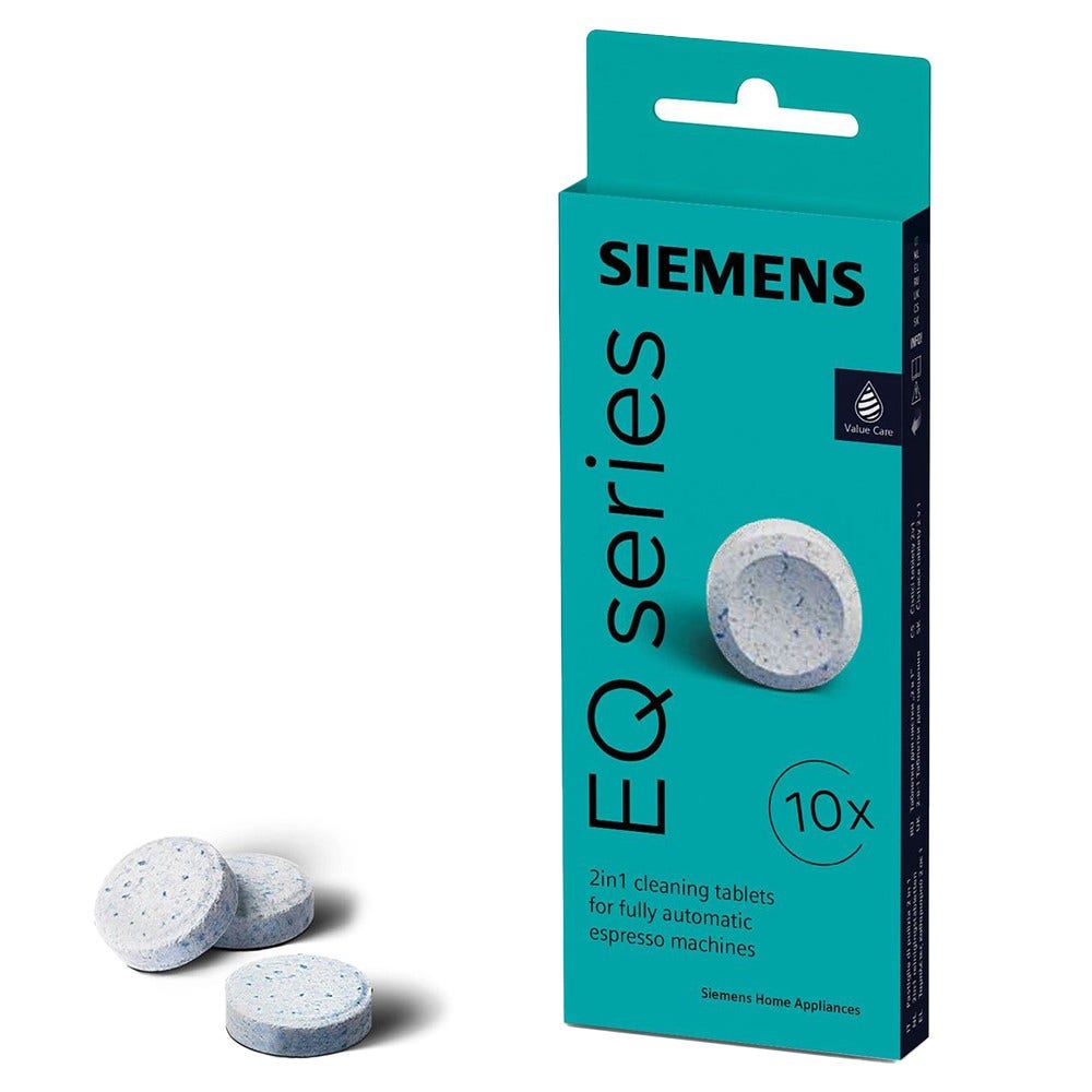 Siemens EQ. Series 2-i-1 rengøringstabletter 00312097 / TZ80001A (10 stk)