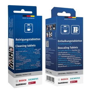 Bosch vedligeholdelsessæt til kaffemaskine med afkalkningstabletter + rengøringstabletter