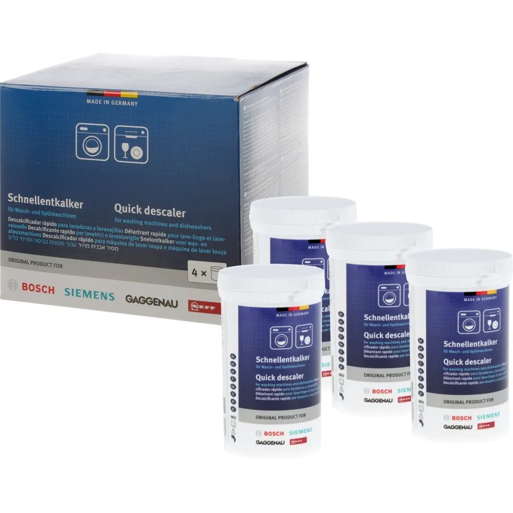 Siemens afkalker til vaskemaskine og opvaskemaskine 00312331 (4 x 250 g)