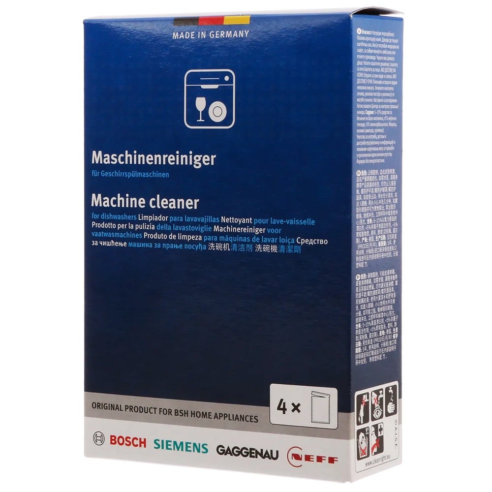 Bosch / Siemens rengøringsmiddel til opvaskemaskine 00312477 (4 x 45 g)