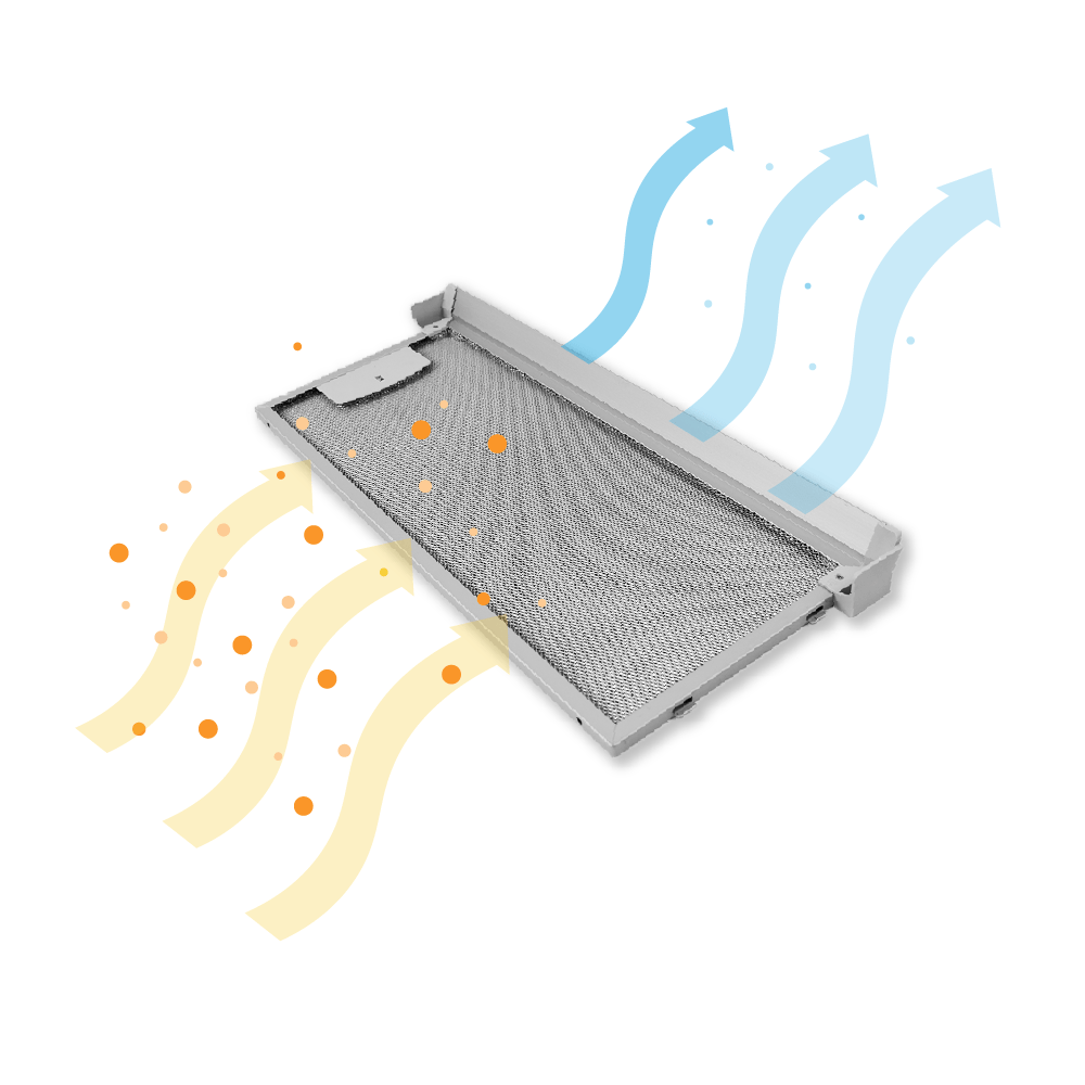 Pitsos metalfilter 420 x 175 mm 352812 / 00352812 (forside)