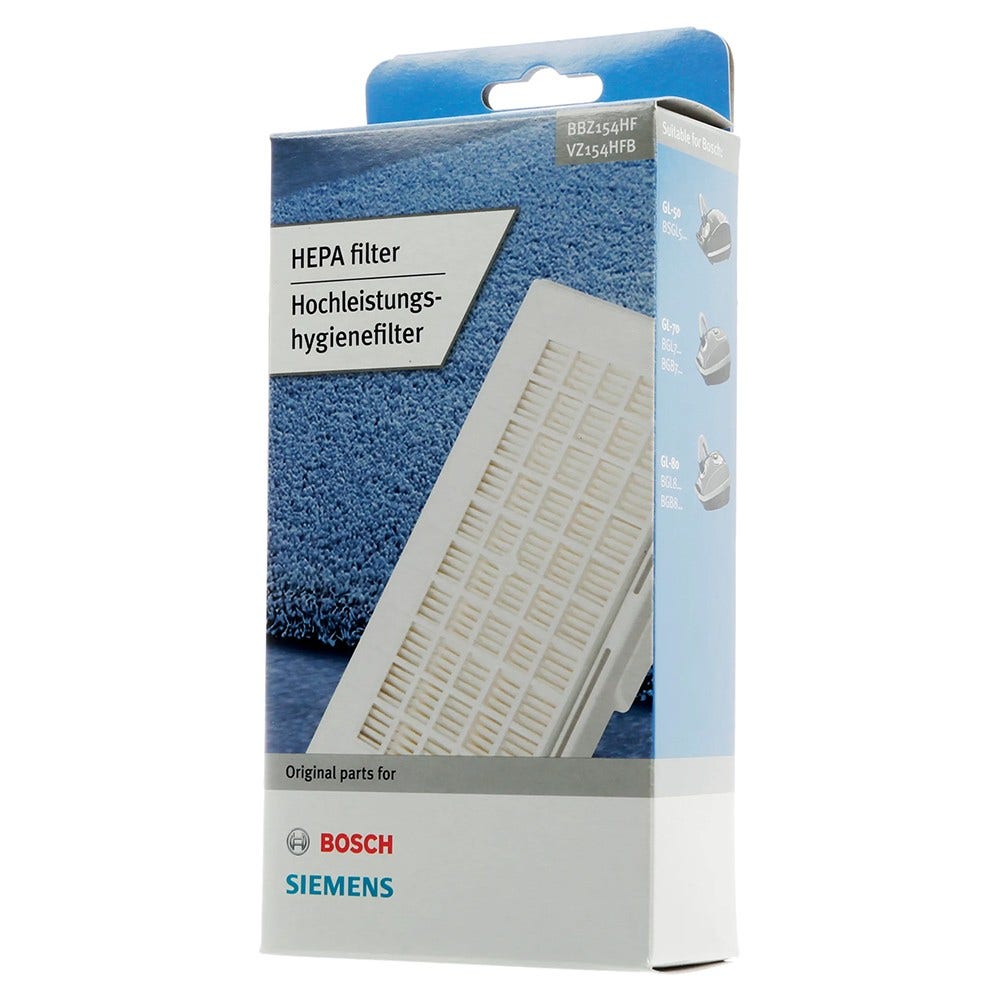 Bosch HEPA hygiejnefilter til støvsuger BBZ154HF / BGL8- BGB8 / BGL7-BGB7