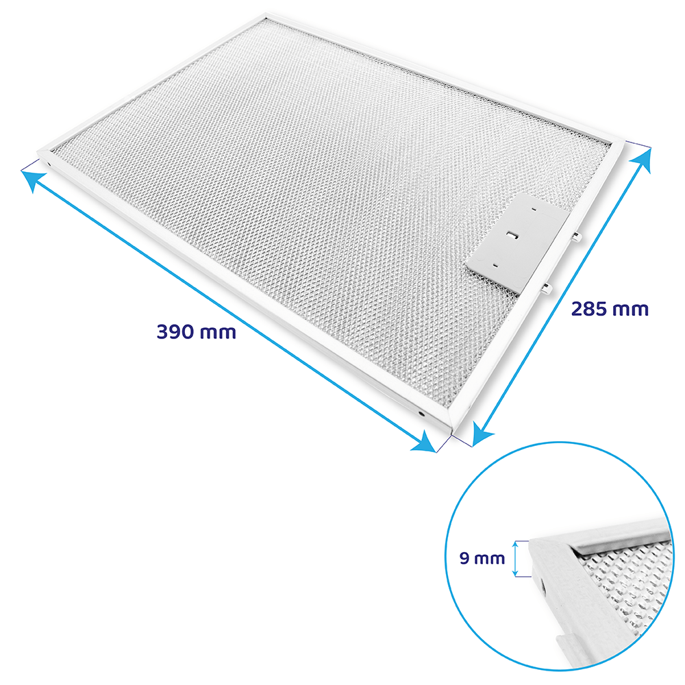 CATA metalfilter 390x285mm ISLA BENNU / THALASSA / GRECO / VALTO / S PLUS