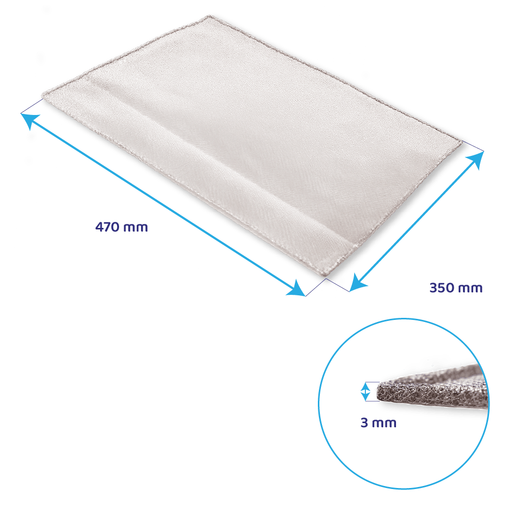 Kulfilter (4 stk.) og metalfilter (1 stk.) egnet til Cooke & Lewis VHB60/VHW60