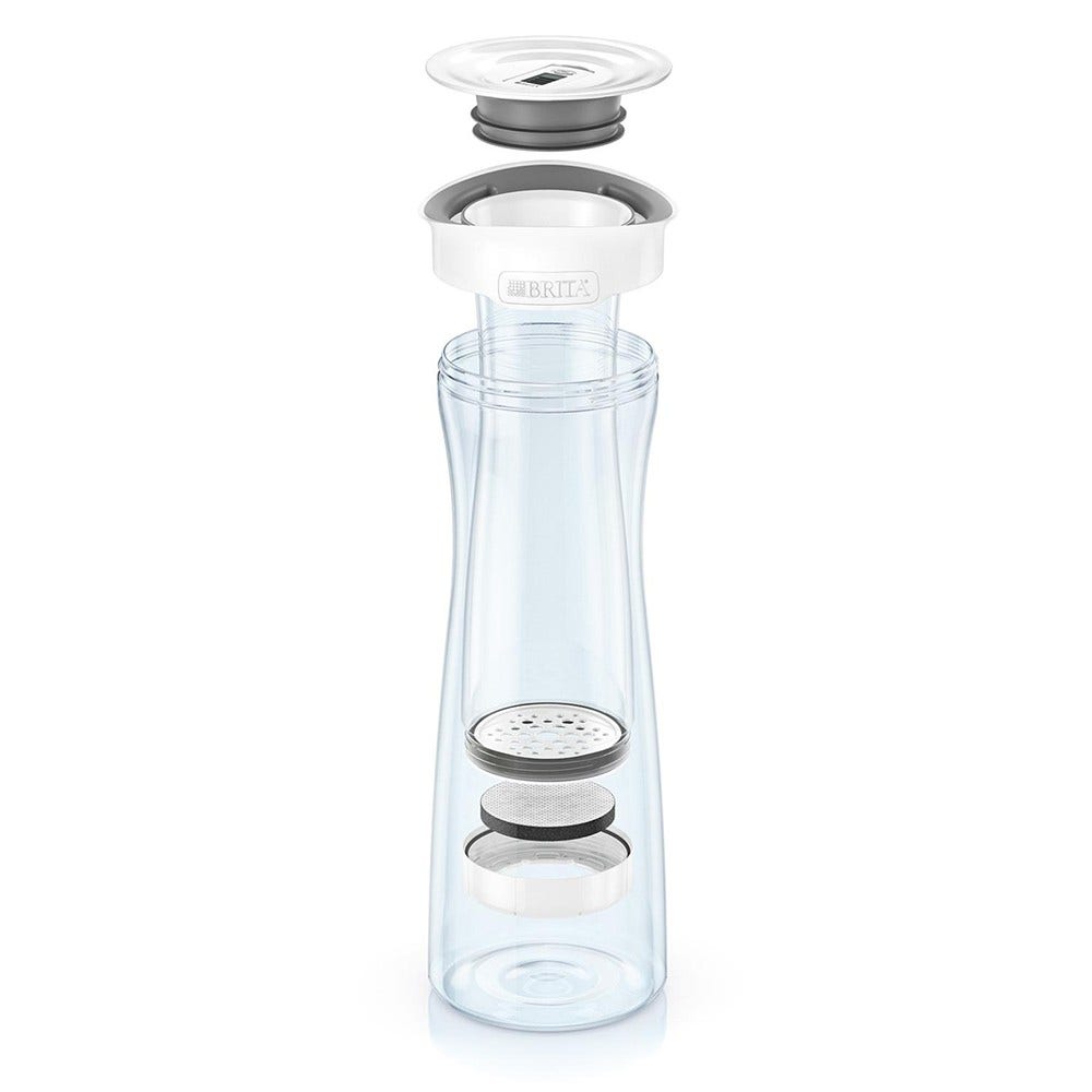 BRITA vandfilterkande 1,3 L Fill & Serve Mind + 4 MicroDisc vandfiltre (filtrerer PFAS)