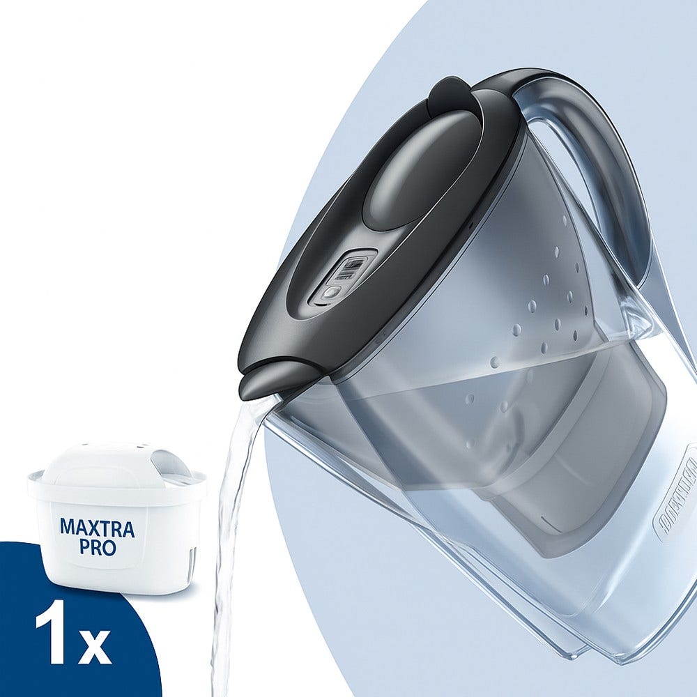 BRITA Marella vandfilterkande 2,4 L grå + MAXTRA PRO vandfilter 1051121