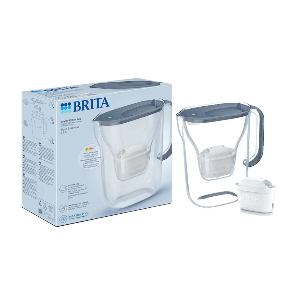 BRITA Style Essential Vandfilterkande Stenblå + BRITA MAXTRA PRO Vandfilter 1057790