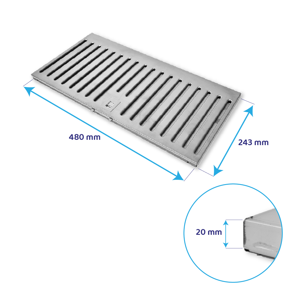 Gaggenau metalfilter 480 x 243 mm 11007442