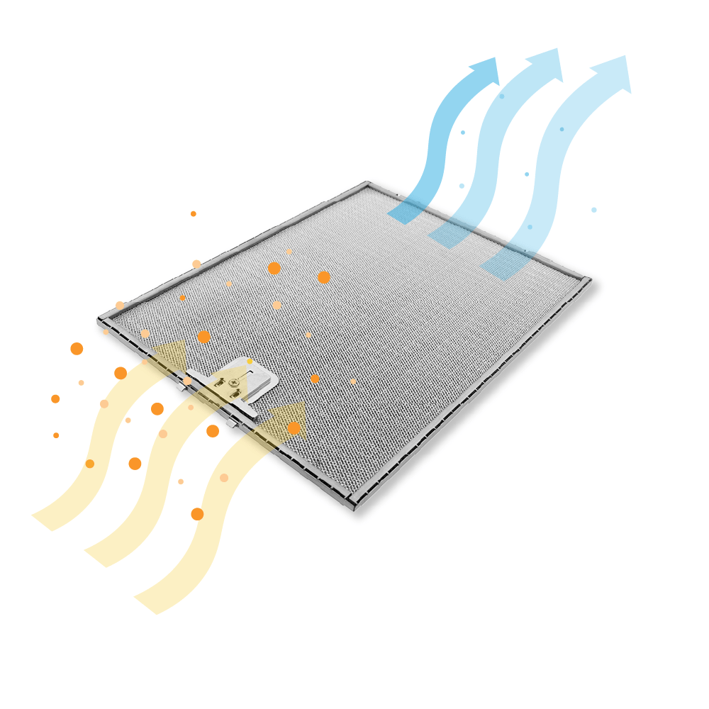 Viva metalfilter 358 x 263 x 7 mm 11020698 / 00703531