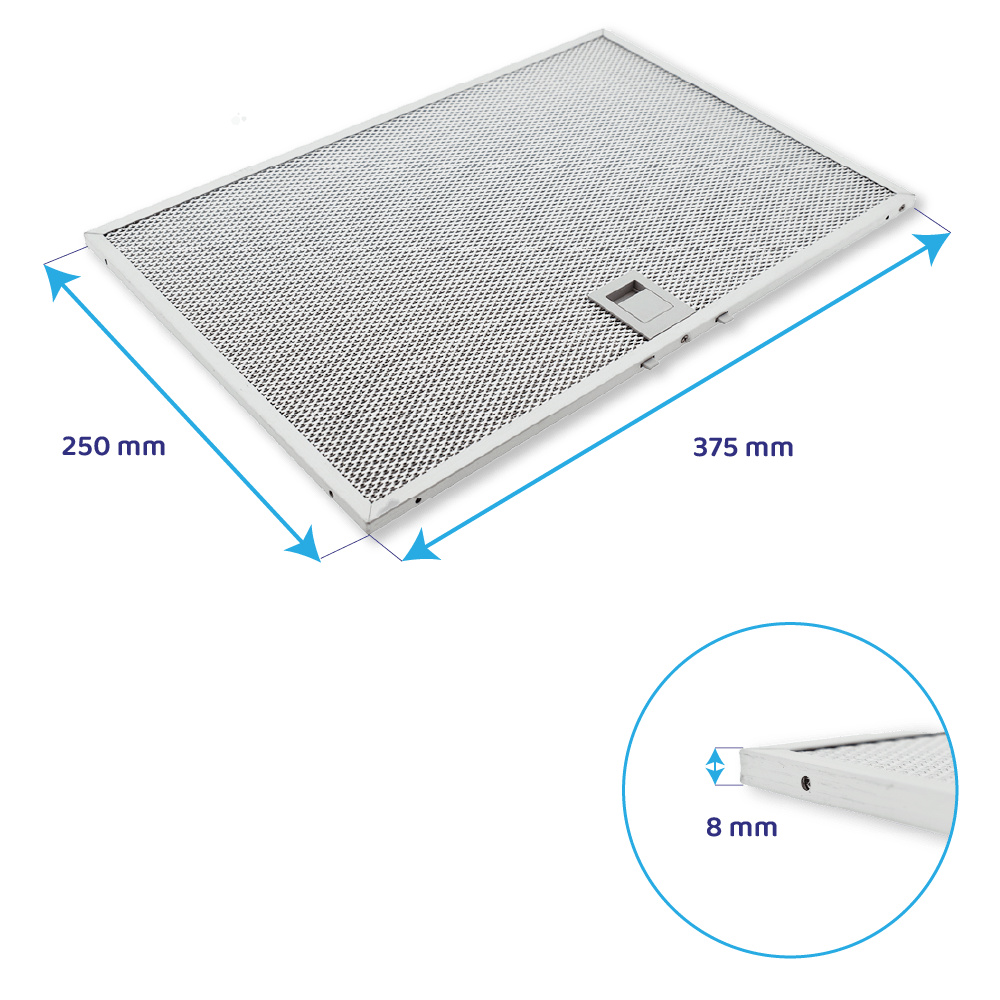 Kulfilter (2 stk.) og metalfilter (2 stk.) egnet til Siemens LC87KHM60