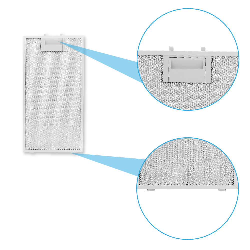 Neff metalfilter 382 x 192 x 8 mm 11022472