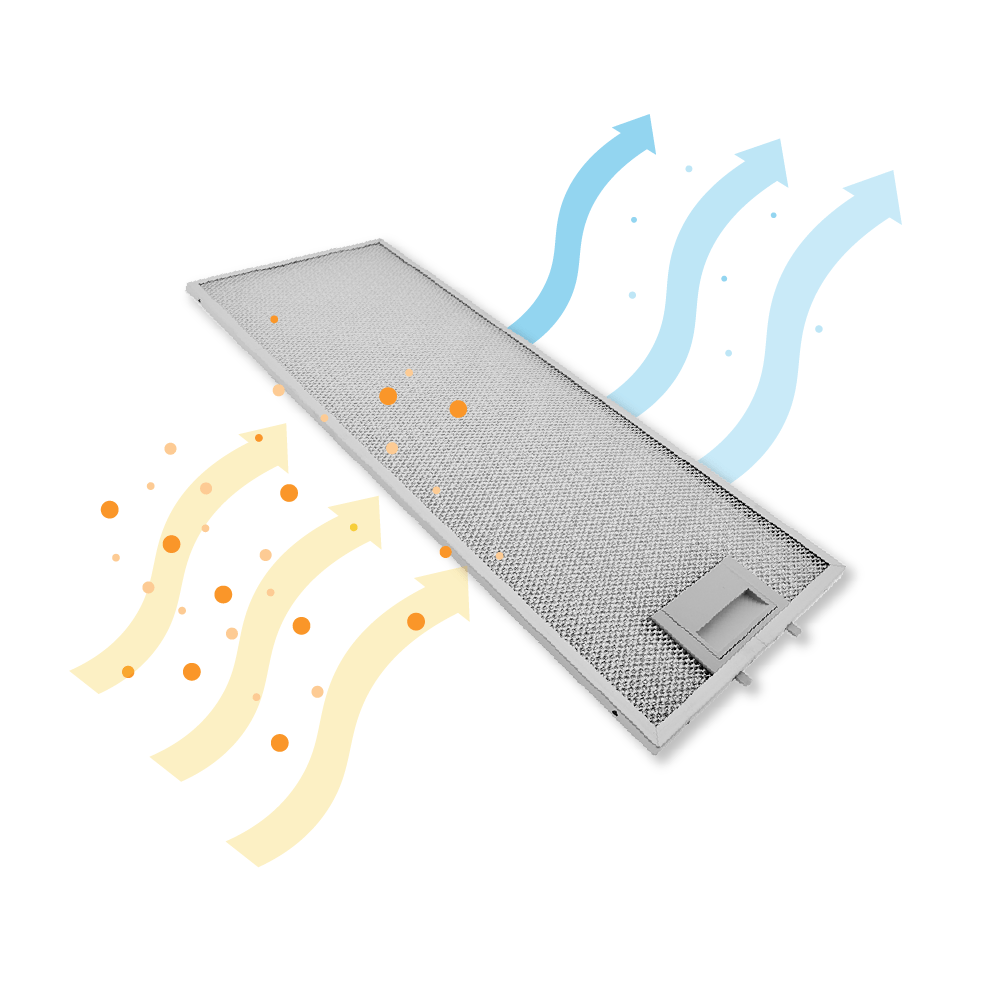 Balay metalfilter 482 x 192 x 8 mm 11022474