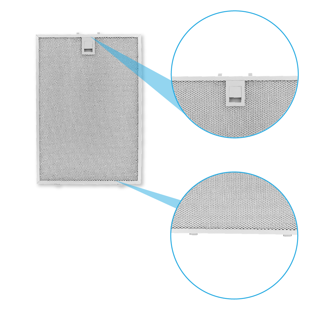 Bosch metalfilter 380 x 265 x 7 mm 11022928