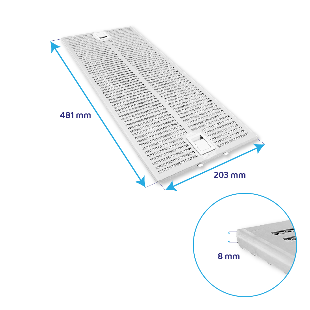 Balay metalfilter 481x203mm 3BT267MX/02