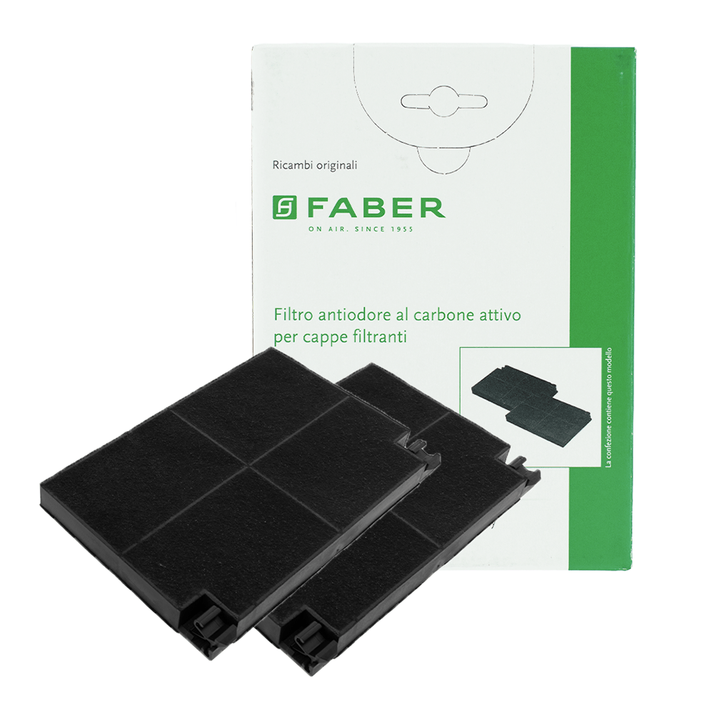 Faber aktivt kulfilter F4 / 112.0157.242 (2 stk.)
