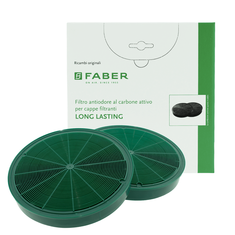 Faber Longlife aktivt kulfilter FFL8 / 112.0185.278 (2 stk.)