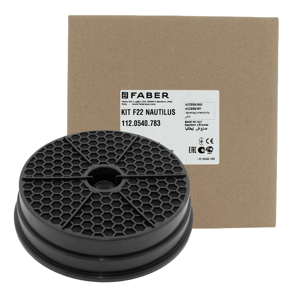 Faber F22 kulfilter NAUTILUS / GLAM-FIT / PYANA / TWICE / TALIKA