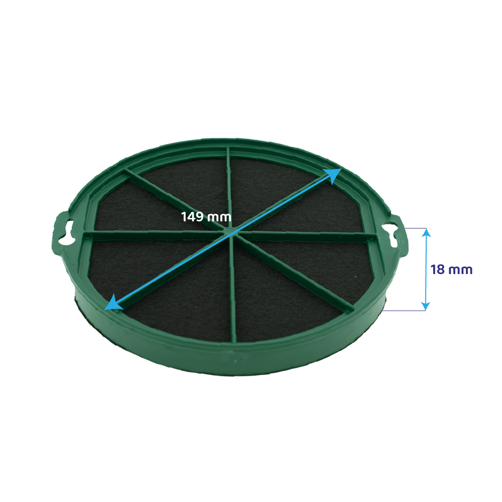 Faber Longlife aktivt kulfilter 112.0544.470 / FLL3 / IN-NOVA SMART (2 stk.)