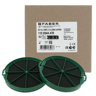 Faber Longlife aktivt kulfilter 112.0544.470 / FLL3 / IN-NOVA SMART (2 stk.)