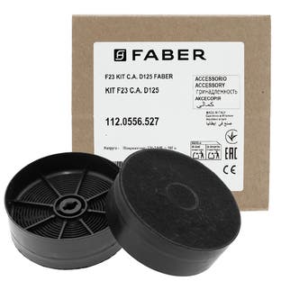 Faber aktivt kulfilter 112.0556.527 / F23 (2 stk.)
