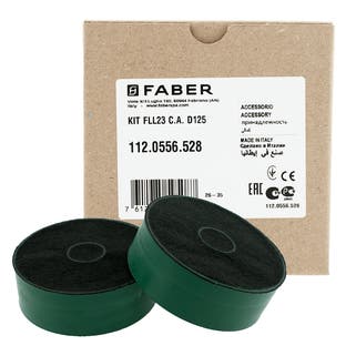 Faber Longlife aktivt kulfilter / FLL23 / 112.0556.528 (2 stk.)