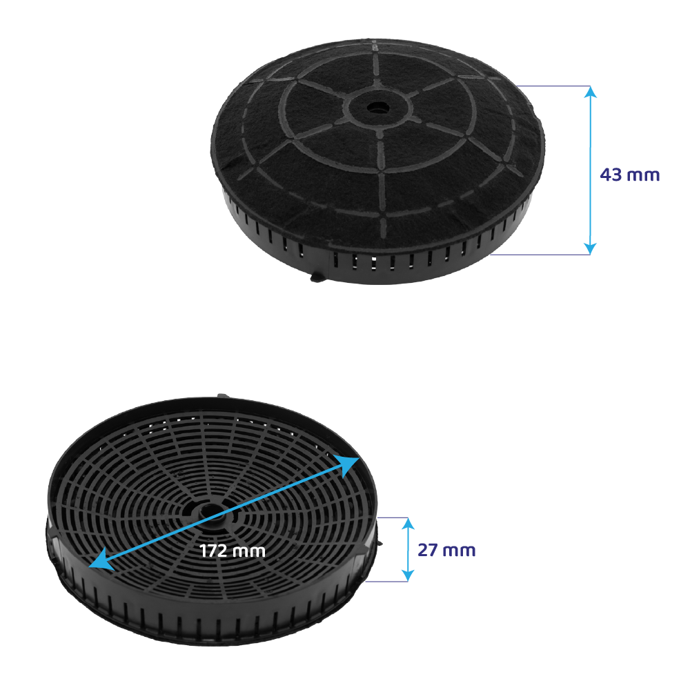 Bosch kulfilter 12020221 / DWZ0IM0A0 (2 stk.)