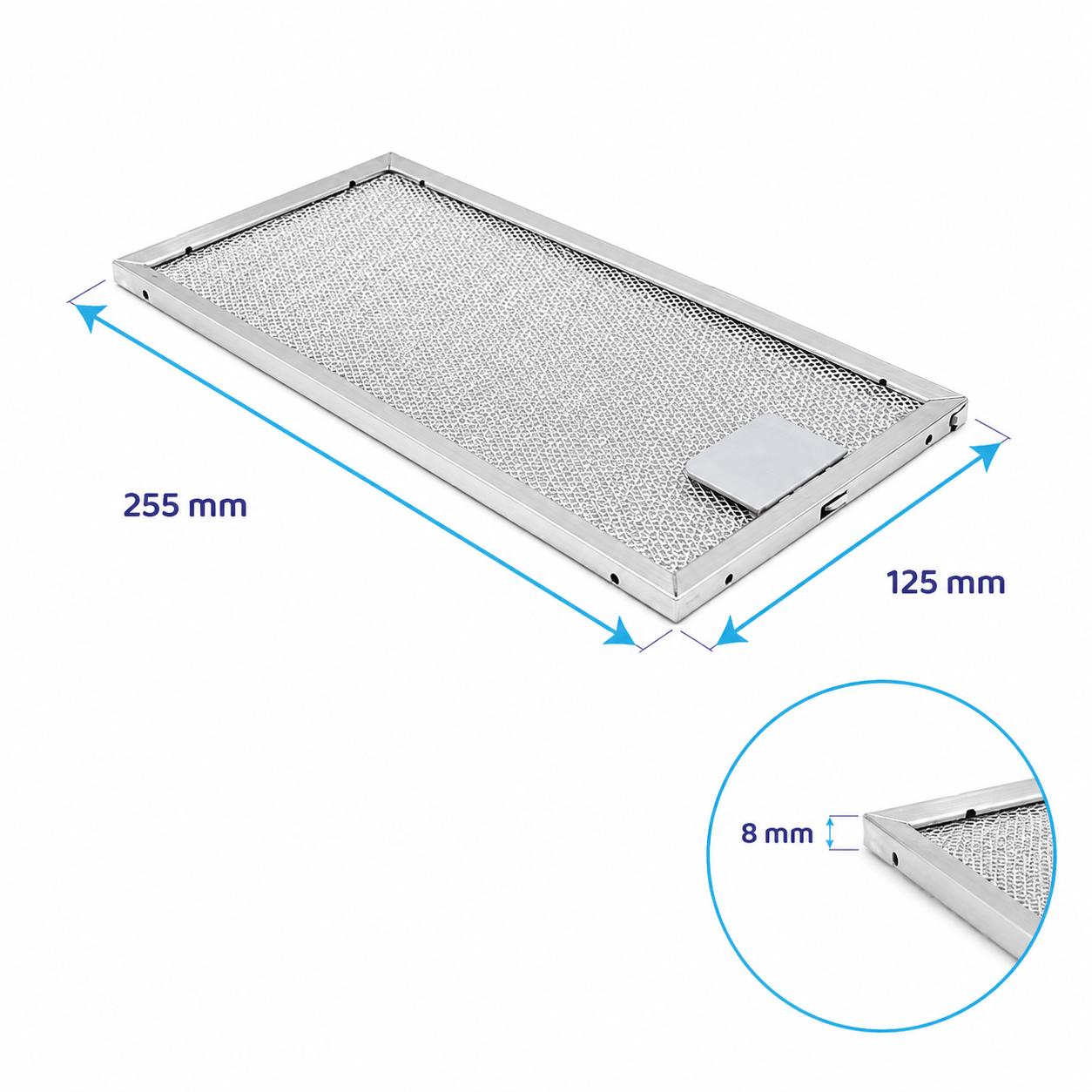 Faber metalfilter 254 x 124 mm 133.0200.454
