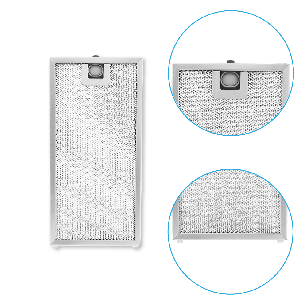 Blaupunkt metalfilter 254 x 124 x 8 mm 1330200454