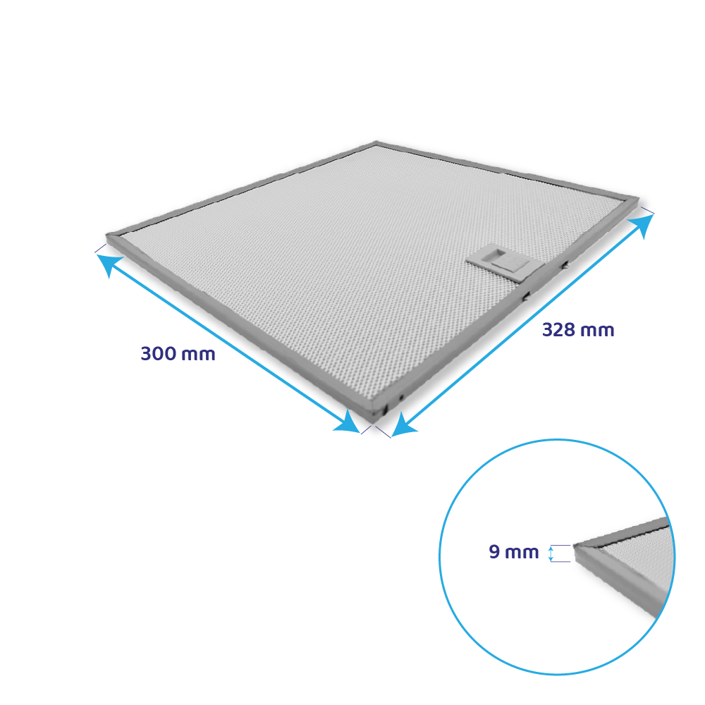 Franke metalfilter 300 x 328 mm 133.0342.693