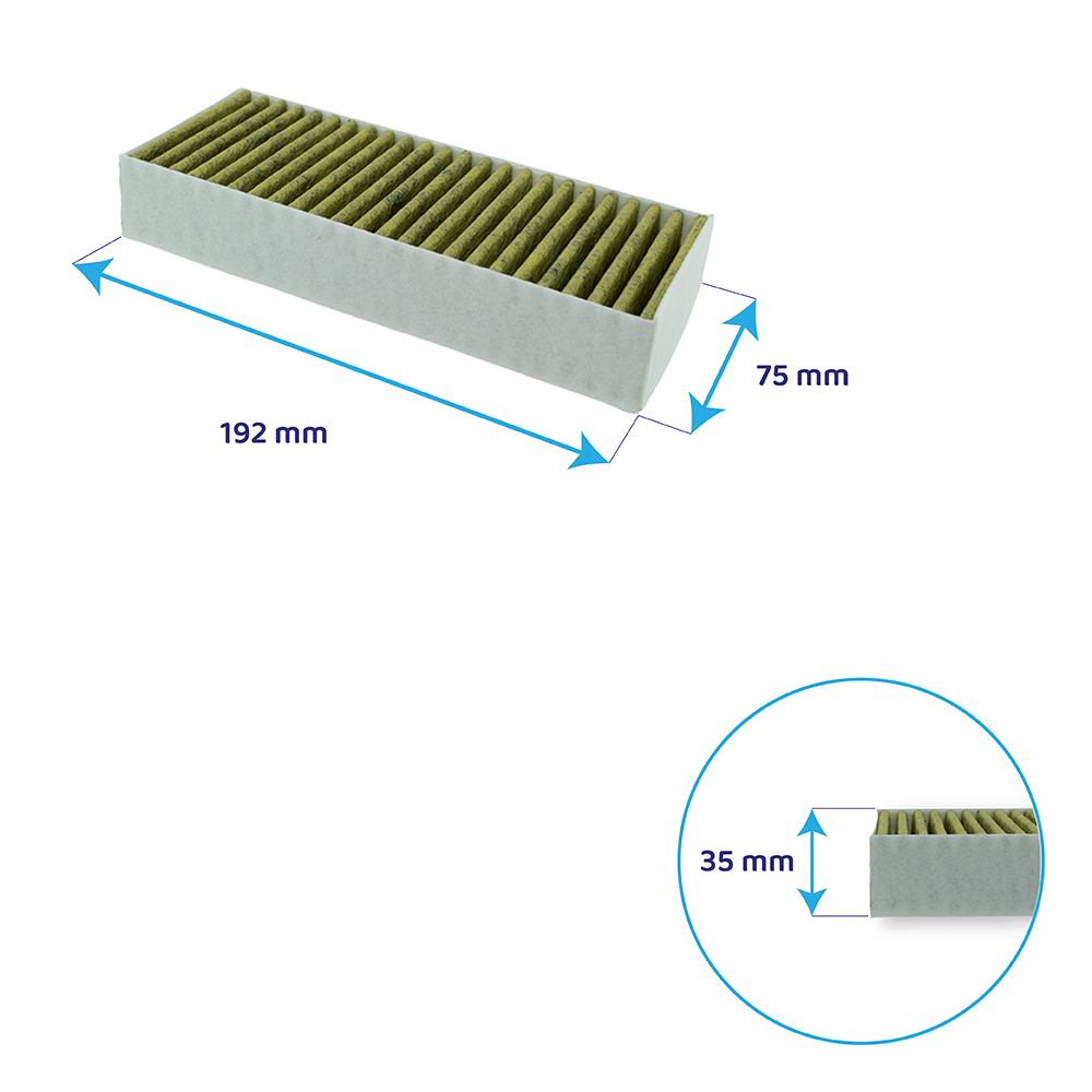 Bosch CleanAir Plus kulfilter Serie 4 / Serie 6 / Serie 8 (4 stk.)