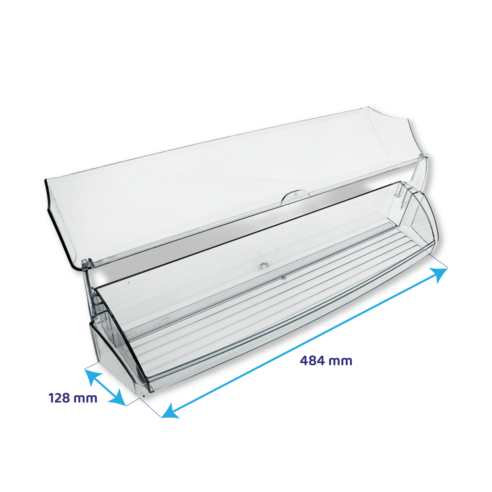 AEG dørbakke til køleskab 484 x 128 mm 2081291367