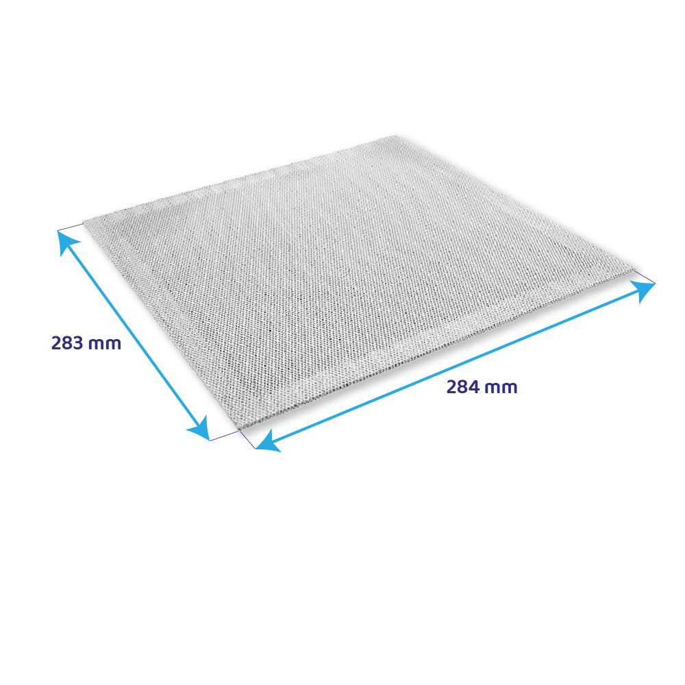 Bosch metalfilter 284 x 283 x 4 mm 298619 / 00298619 (2 stk.)