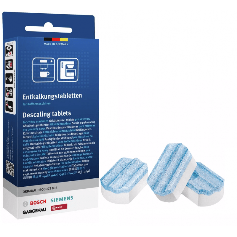 Siemens 2-i-1 afkalkningstabletter 00311975 / TZ80002 (3 x 36 g)