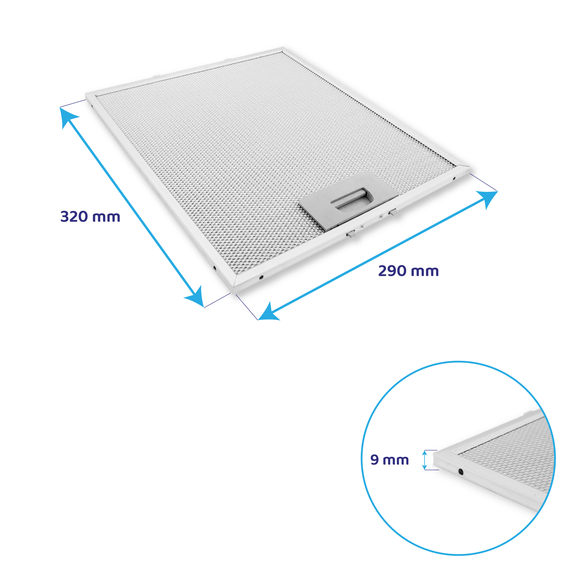 Teka metalfilter 320 x 290 mm 40472718