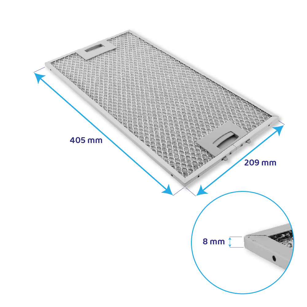 Gaggenau metalfilter sæt 434105 + 434107 (2 stk.)