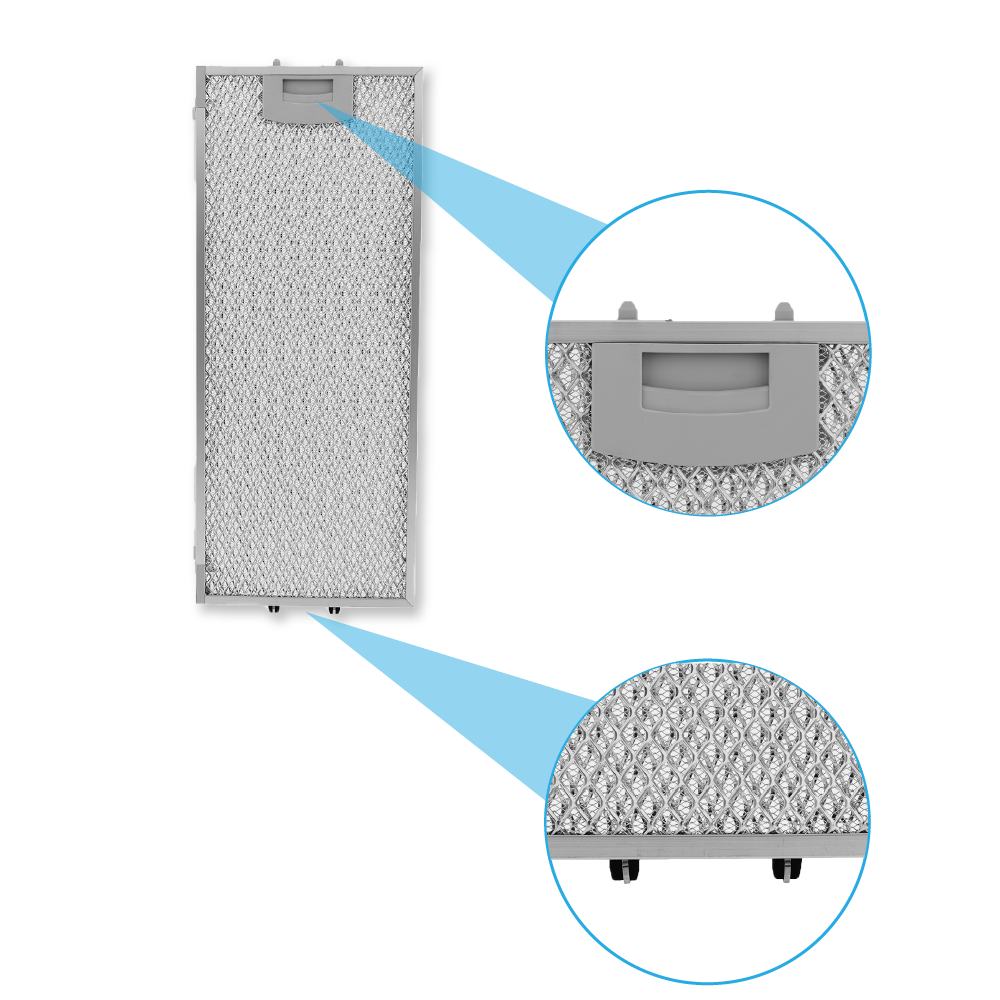 Gaggenau metalfilter sæt 434105 + 434107 (2 stk.)