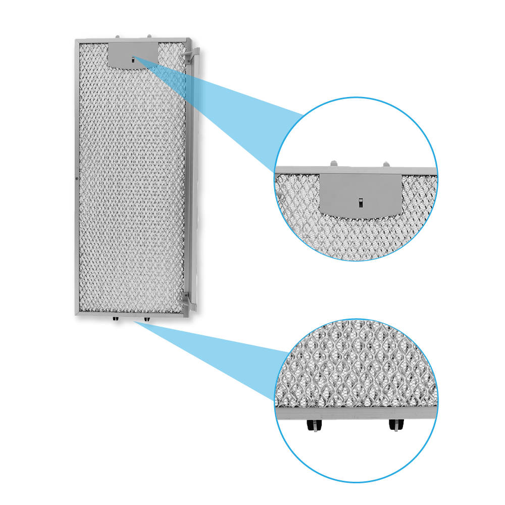 Gaggenau metalfilter sæt 434105 + 434107 (2 stk.)