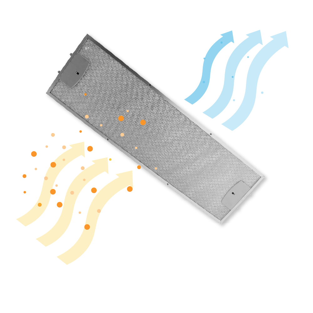 Neff metalfilter 177 x 572 x 5 mm 435249 / 00435249