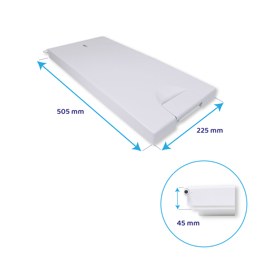 Bauknecht fryserdør 505 x 225 mm / 481244069344