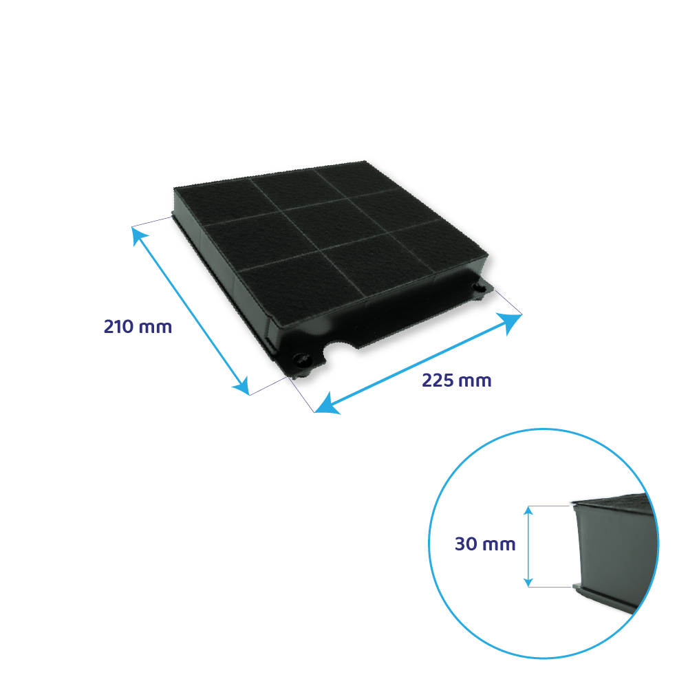 Kulfilter egnet til Ikea 484000008575 / CHF15/1