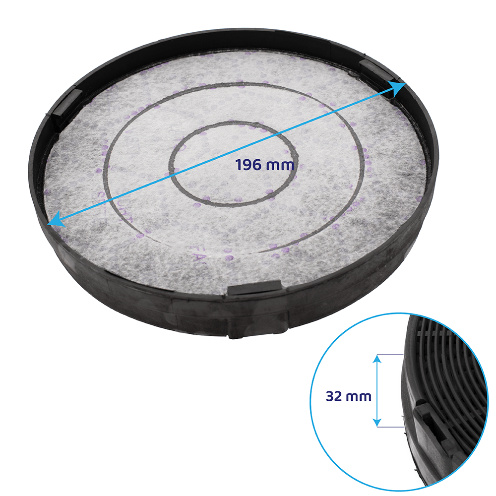 Whirlpool kulfilter Type F196 / FAC529