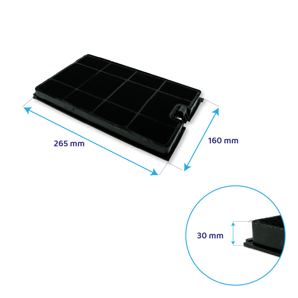 Kulfilter egnet til Ikea Type 35 / CHF035