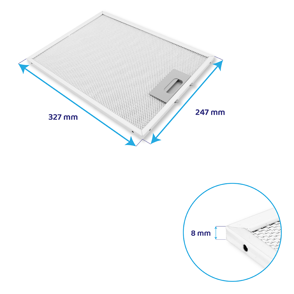 Electrolux metalfilter 247 x 327 mm 50293009002