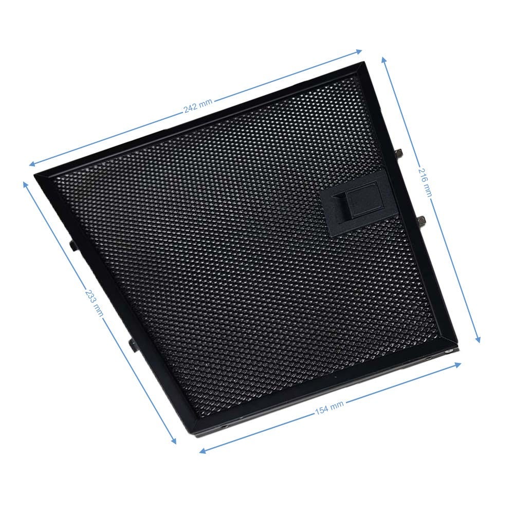 Novy metalfilter 242 x 216 mm 508-900882 / R2580581 (venstre)