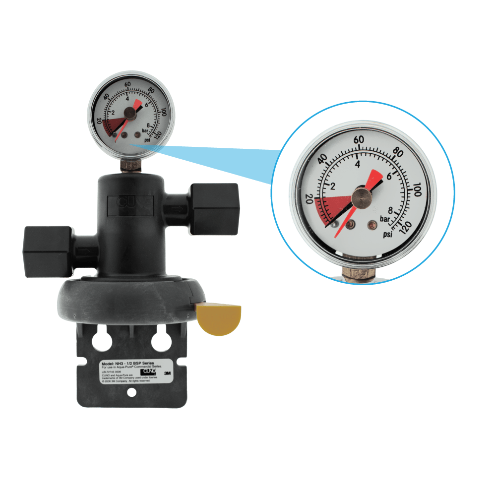 3M™ filterhoved med manometer NH3‑BSPT