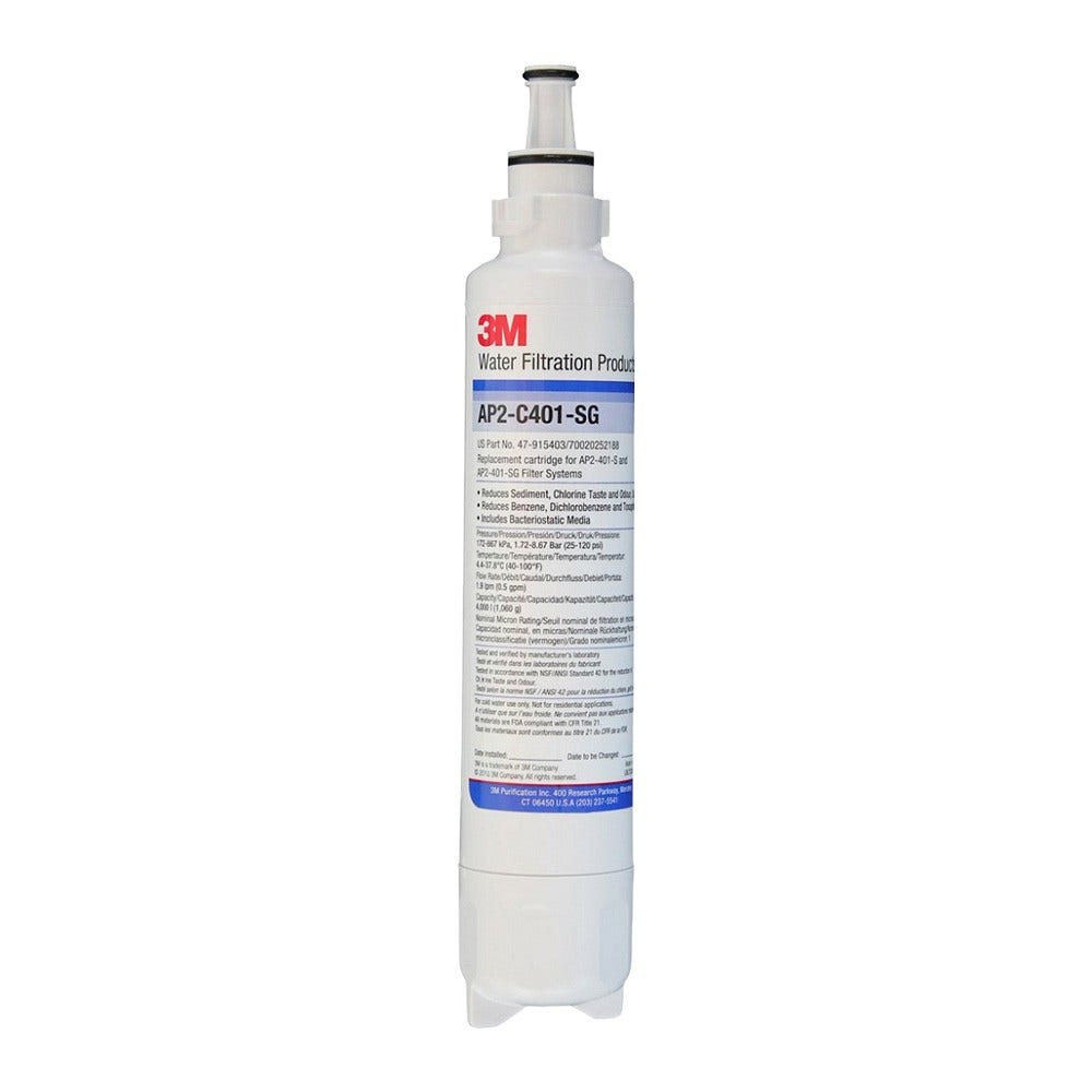 3M™ vandfiltersæt vandfilter AP2-C401-SG + filterhoved VB2-JG