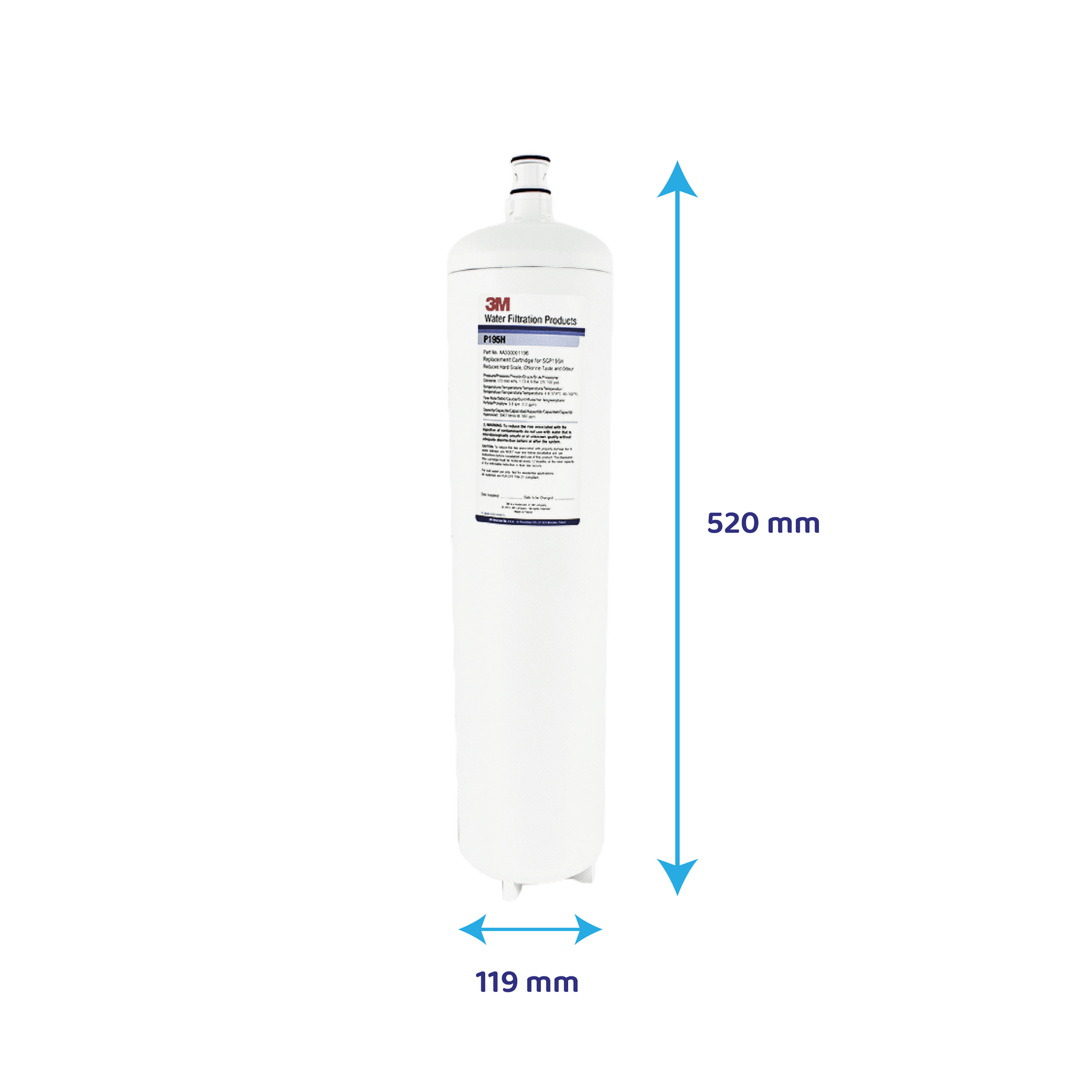 3M™ ScaleGard™ Pro vandfilter P195H H+