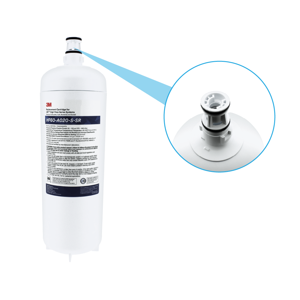 3M™ High Flow Carbonless Absolute vandfilter HF60-A020-S-SR / 5637225